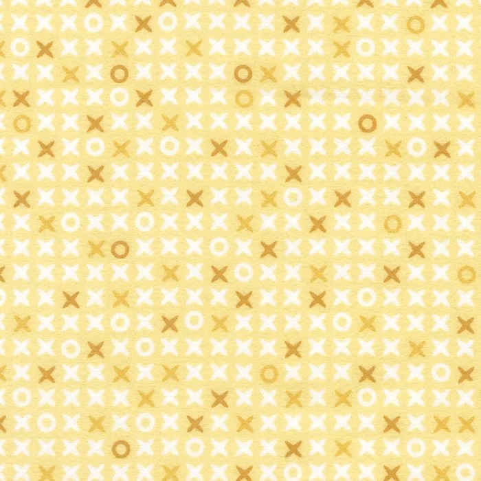 COZY COTTON FLANEL XO YELLOW 