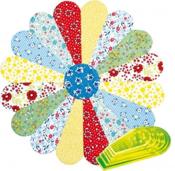 DRESDEN PLATE CURVED  - 4IN TO 9IN 22.5DEG