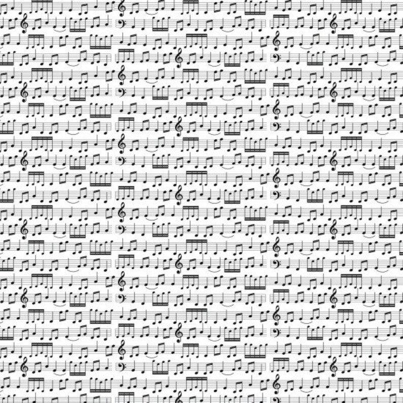 MUSIC SHEET WHITE 103