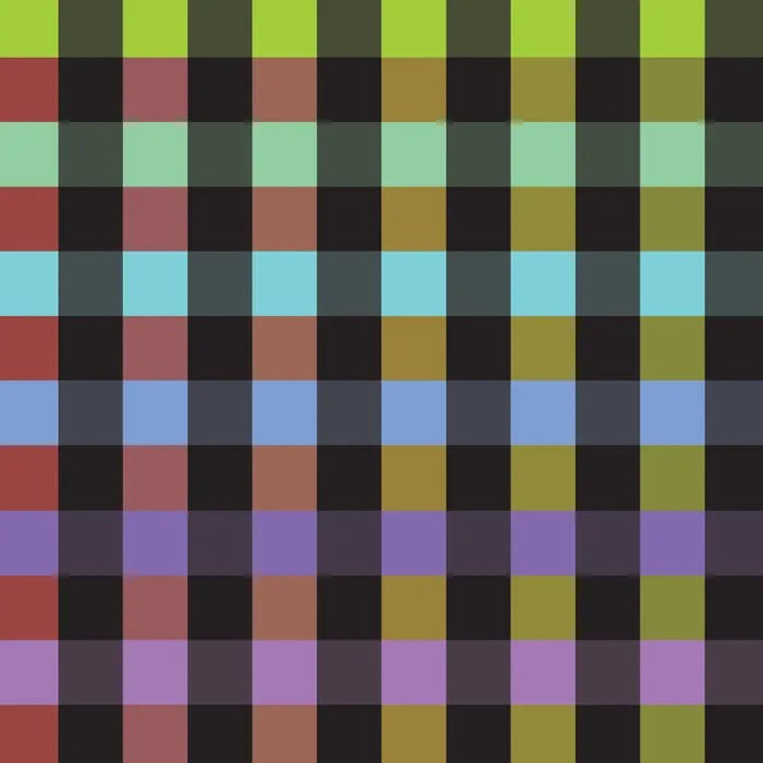 WIDELOAD 108'' RAINBOW CHECK BLACK