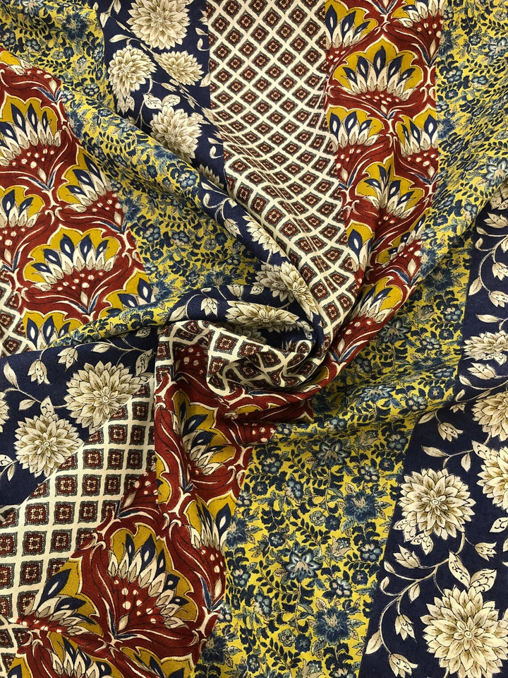 JAPAN COTTON PRINT 4E WALLPAPER LOOK FLORAL