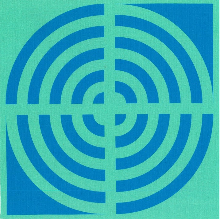 BLOCKSTAR RETRO RANGE CIRCLE BLOCK - LBLUE/DBLUE