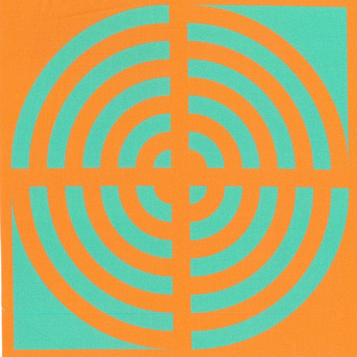 BLOCKSTAR RETRO RANGE CIRCLE BLOCK - ORANGE/WINTERGREEN