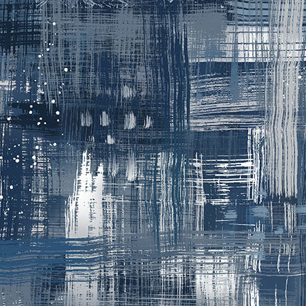 COLORFIELD 108'' QUILT BACK INDIGO