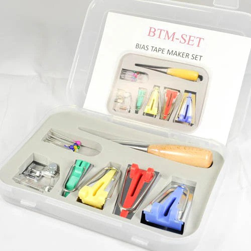 BIAS TAPE MAKER SET (4 SIZES)