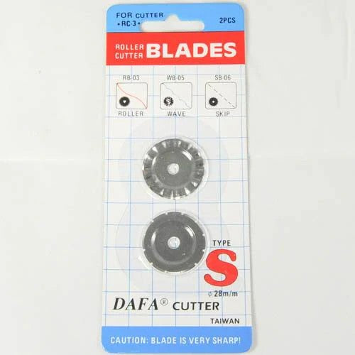 ROTARY BLADE WAVE AND SKIP 28MM DAFA