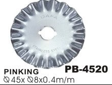 ROTARY BLADE PINKING 45MM DAFA
