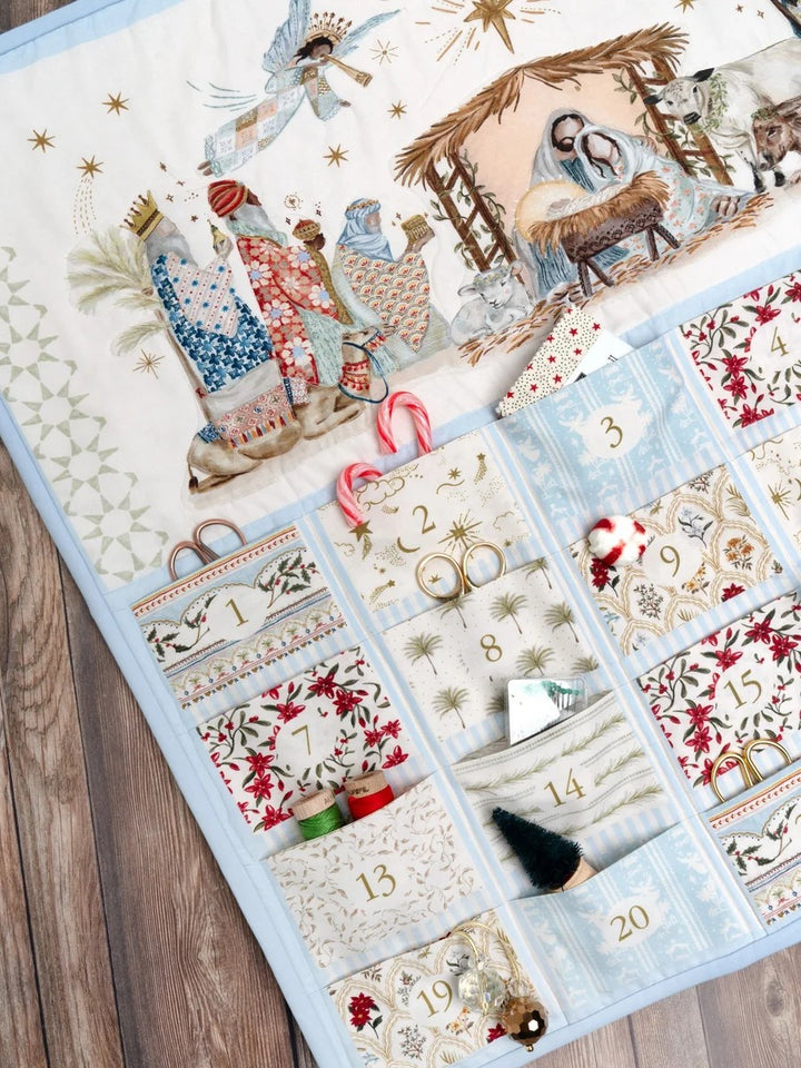 SILENT NIGHT LAMB ADVENT CALENDAR PANEL