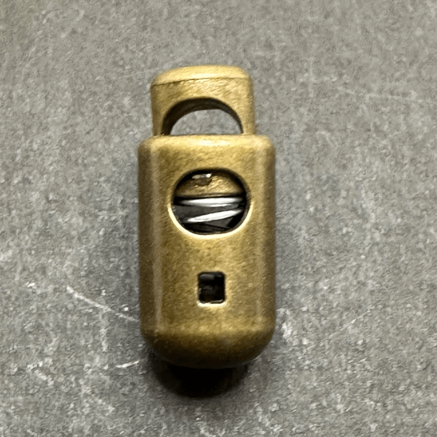 TERRIES BUTTONS CYLINDRICAL TOGGLE BRONZE