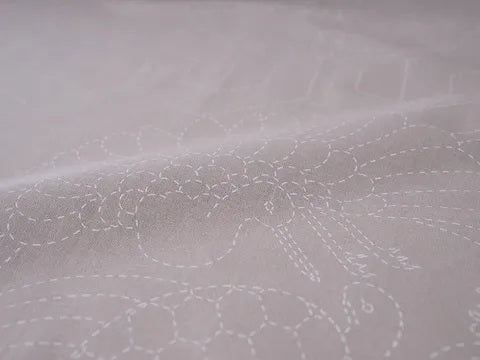SASHIKO CELEBRATORY KOTOBUKI STONE GREY