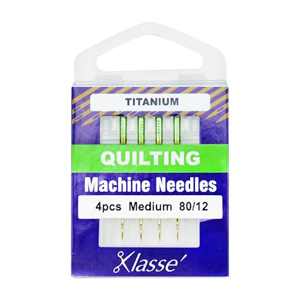 NEEDLE MACHINE TITANIUM QUILTING 80/12 (4)