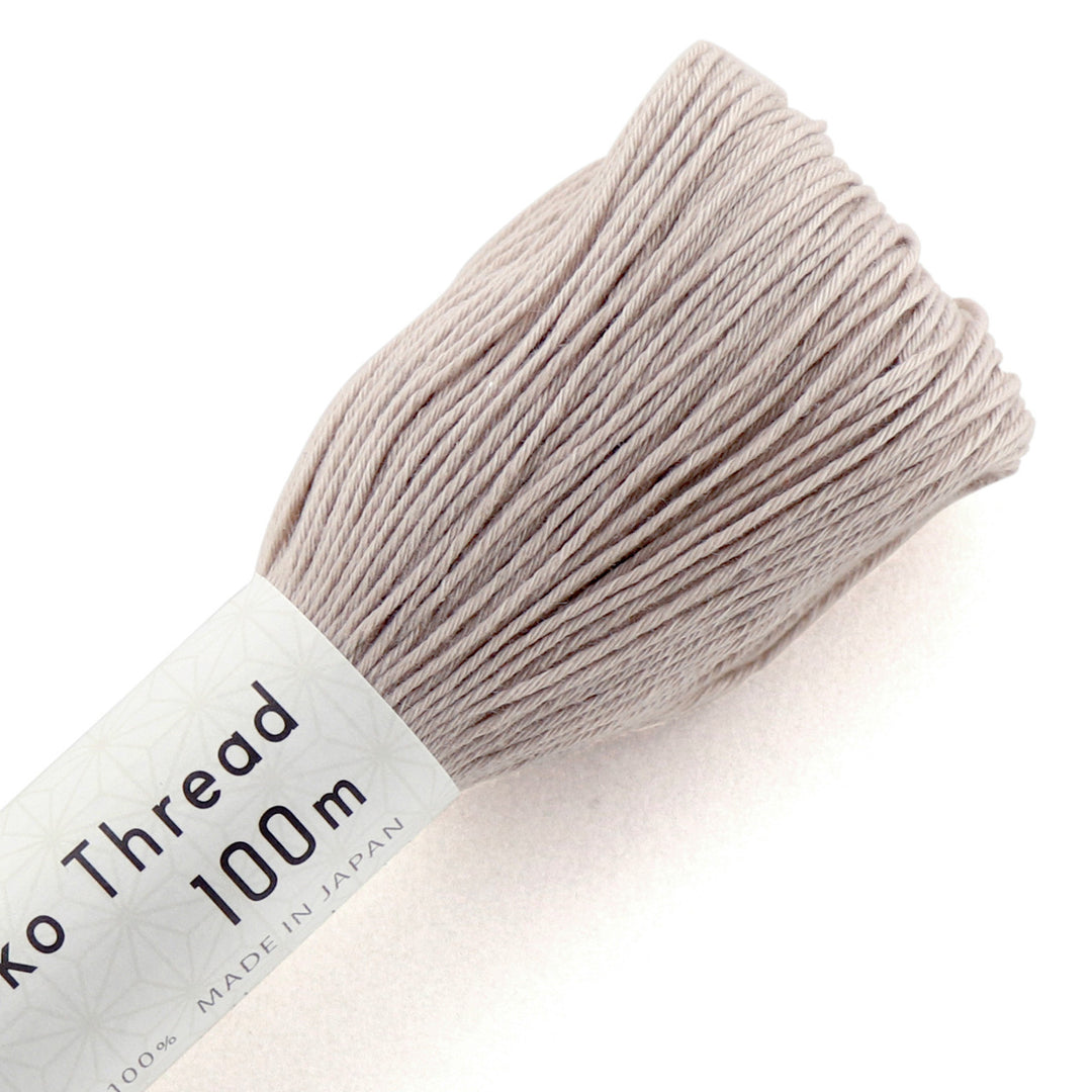 SASHIKO THREAD 100M ST-116 MUSHROOM 