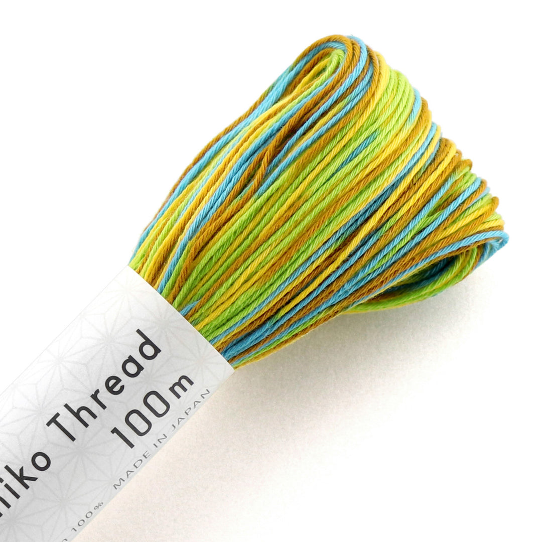 SASHIKO THREAD VARIEGATED 100M MULTI 171