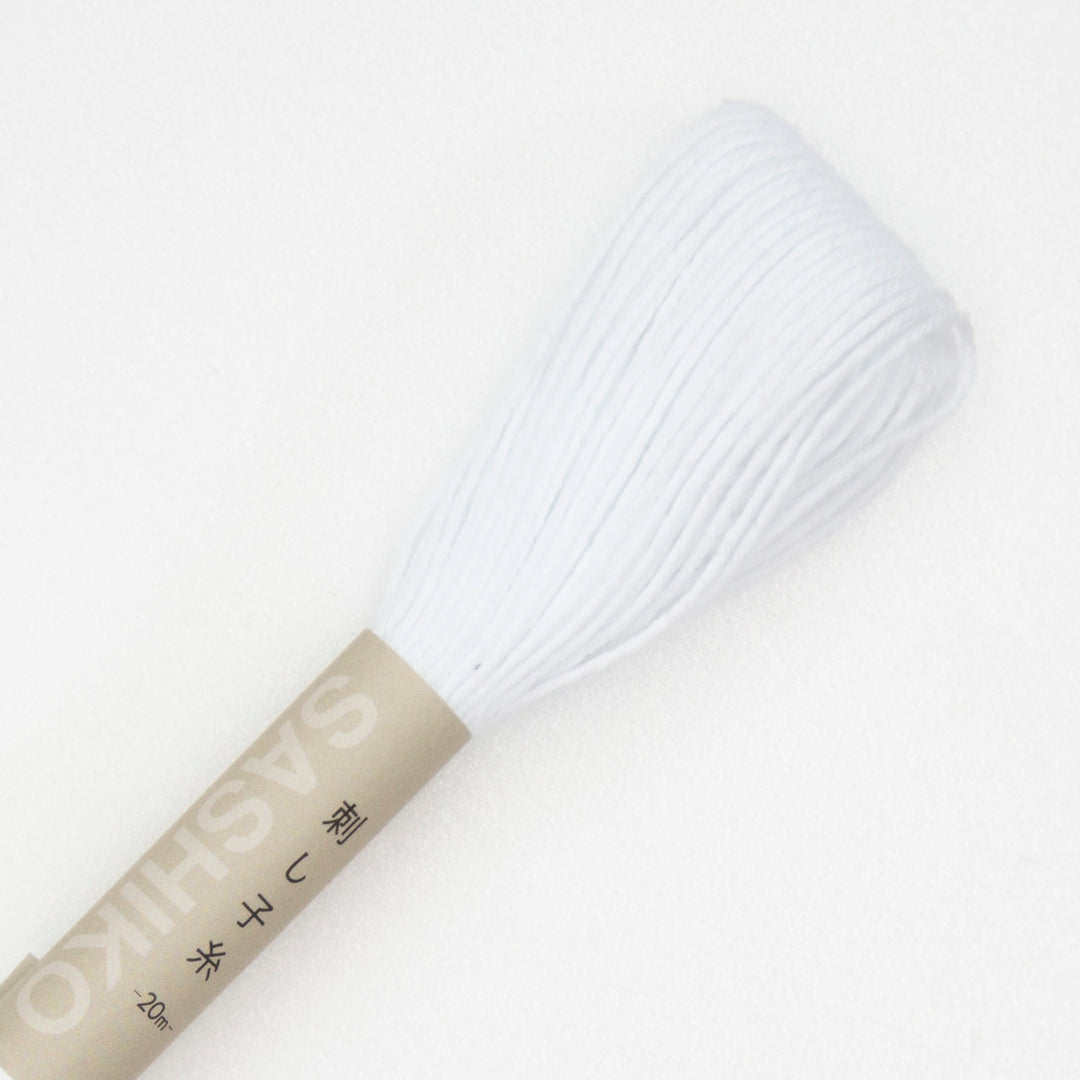 SASHIKO THREAD 20M - 1 WHITE