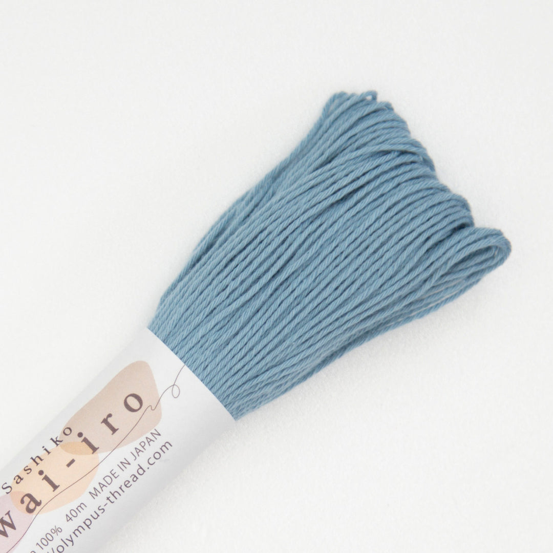 SASHIKO THREAD 40M A9 SMOKEY BLUE