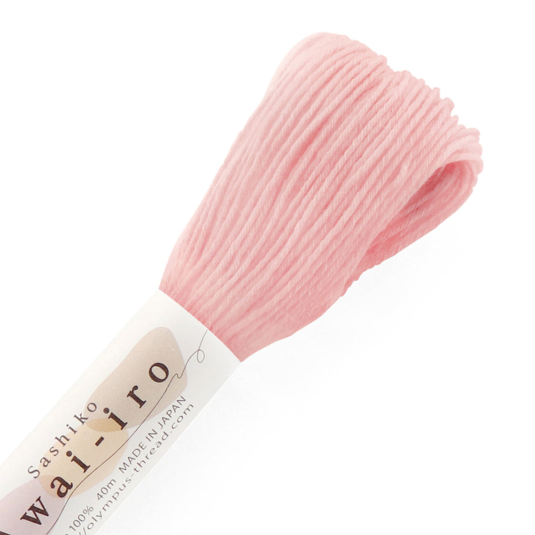 SASHIKO THREAD 40M A11 SHELL PINK