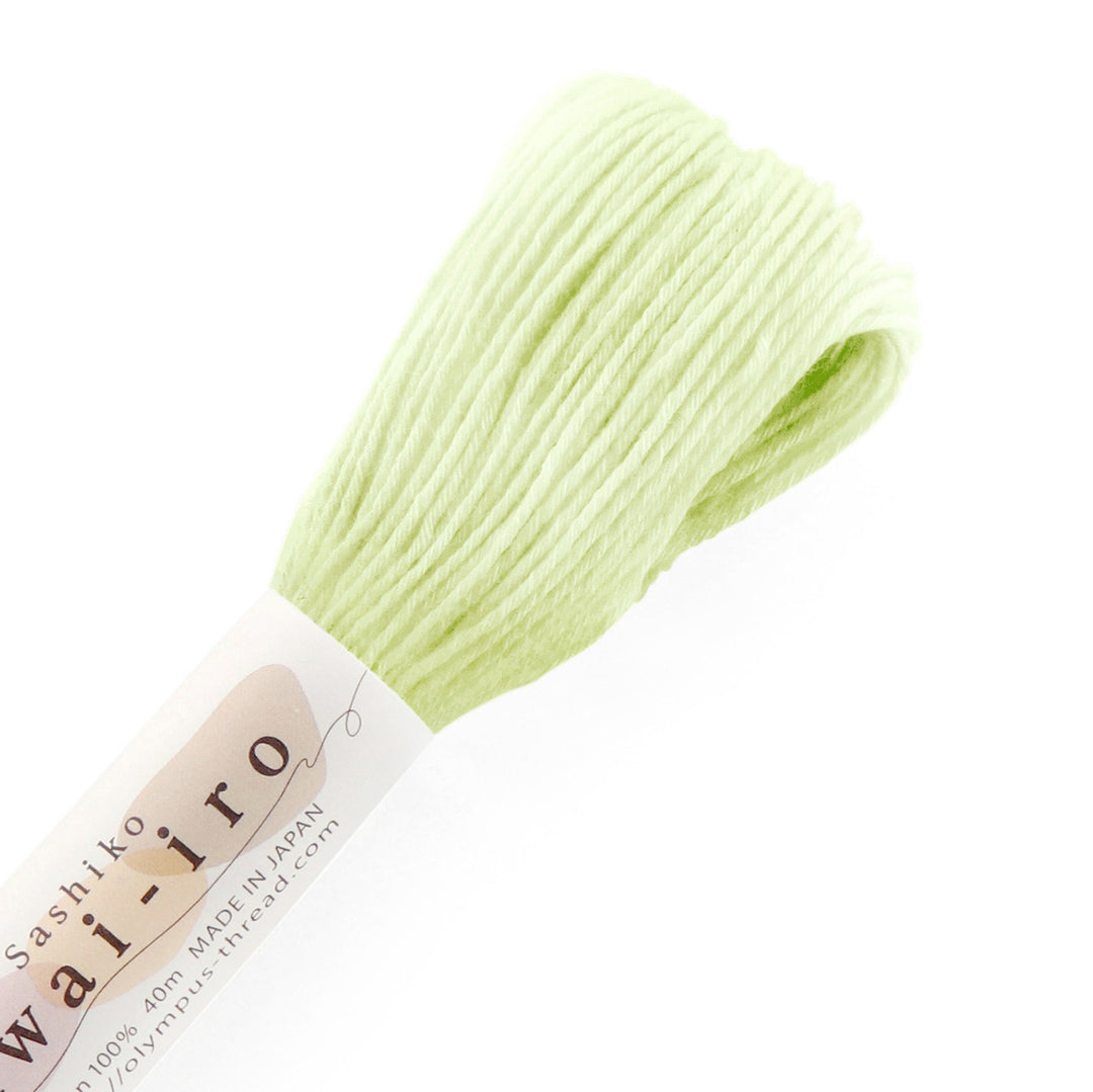 SASHIKO THREAD 40M A12 LIME YELLOW
