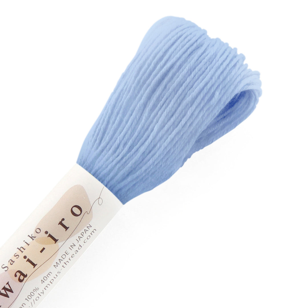 SASHIKO THREAD 40M A14 SKY BLUE