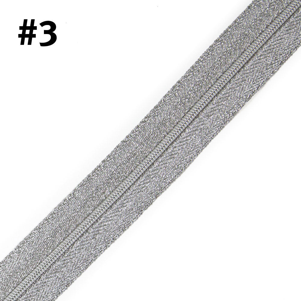 VD ZIPPER TAPE #3 SLV/SLV (3M)