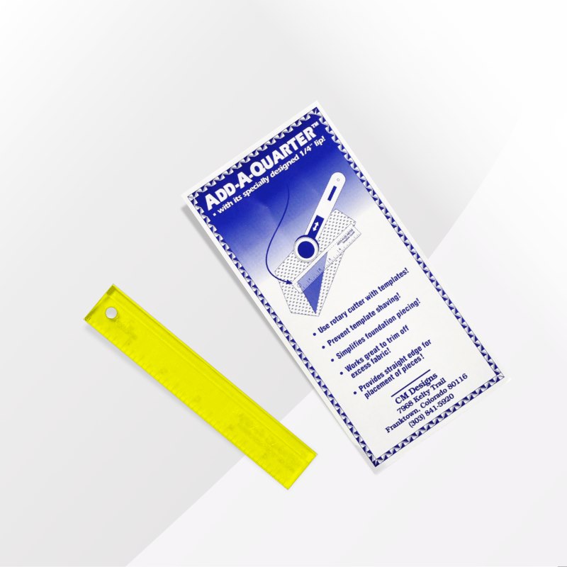 ADD A QUARTER RULER 6 INCH