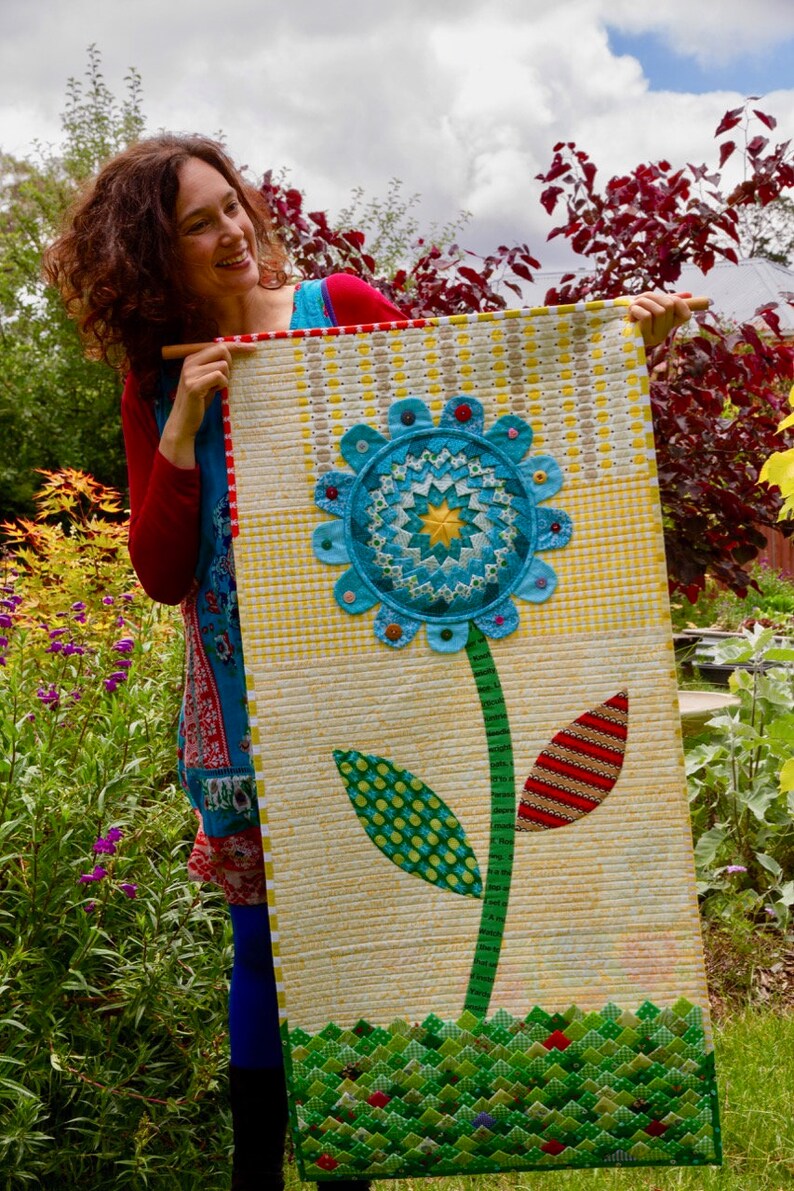 BIG HAPPY DAISY QUILT PATTERN