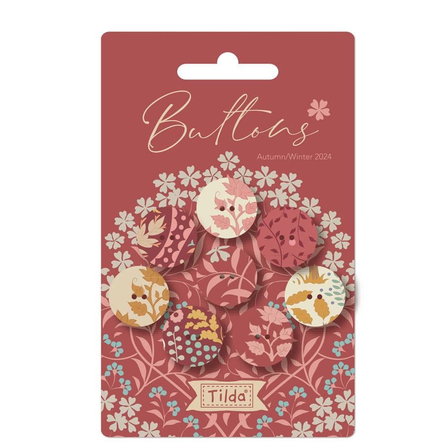 TILDA SANCTUARY BUTTONS 18MM PACK OF 8 2