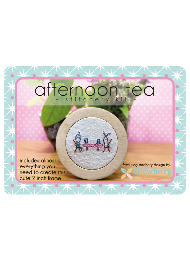 MINI STITCHERY KIT - AFTERNOON TEA 