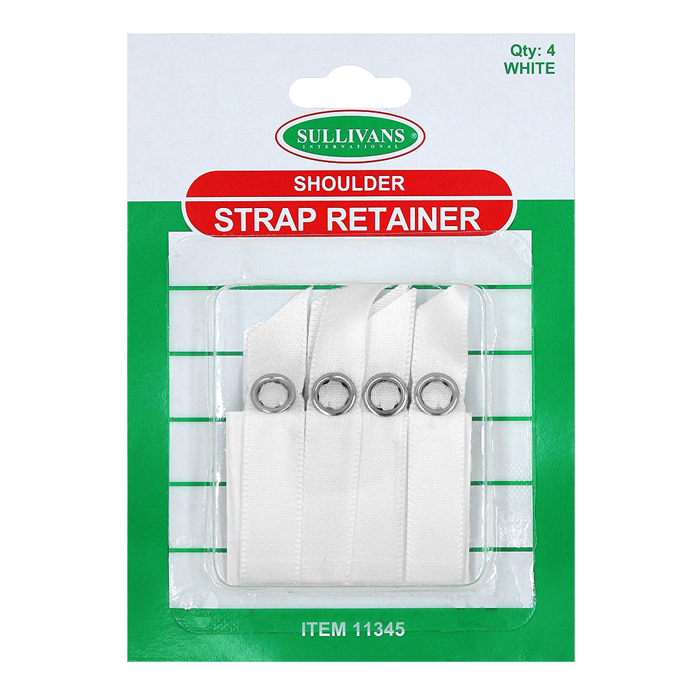 SHOULDER STRAP RETAINER 10MM WHITE 