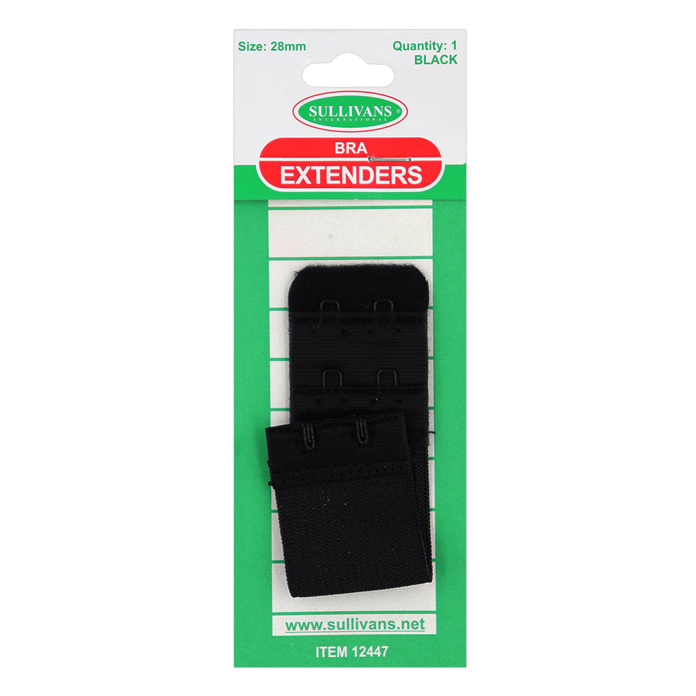 SULLIVANS BRA EXTENDER 28MM BLACK