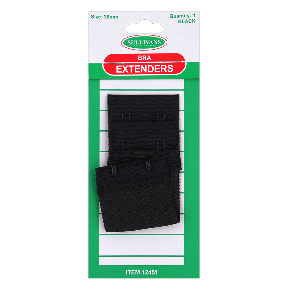 SULLIVANS BRA EXTENDER 38MM BLACK