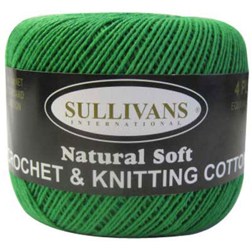 CROCHET COTTON 50GM GREEN