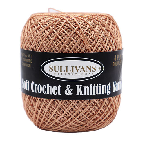 YARN 4PLY POLY SULLIVANS 50GM PEACH