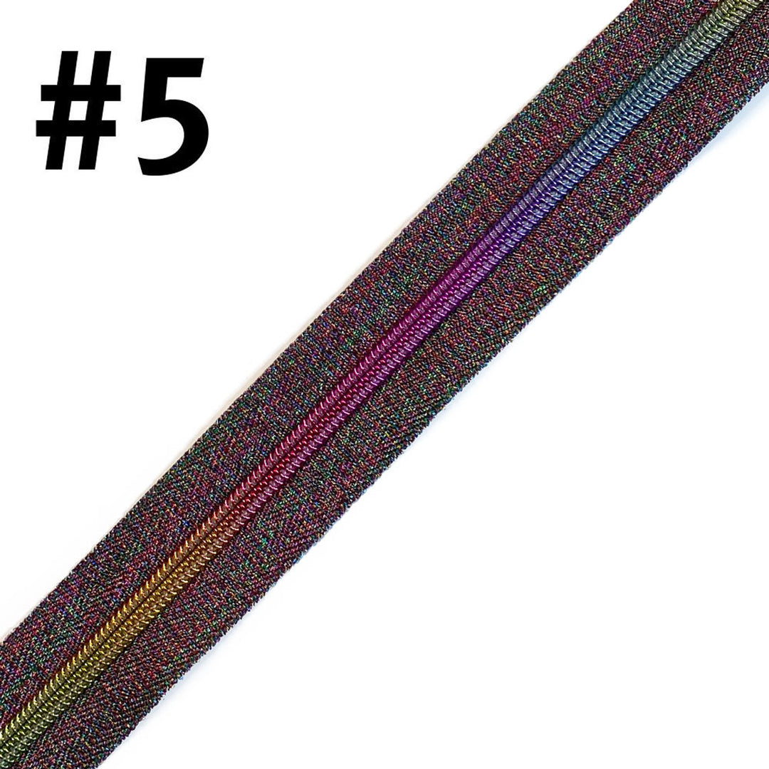 VD ZIPPER TAPE #5 RBW/RBW (3M)