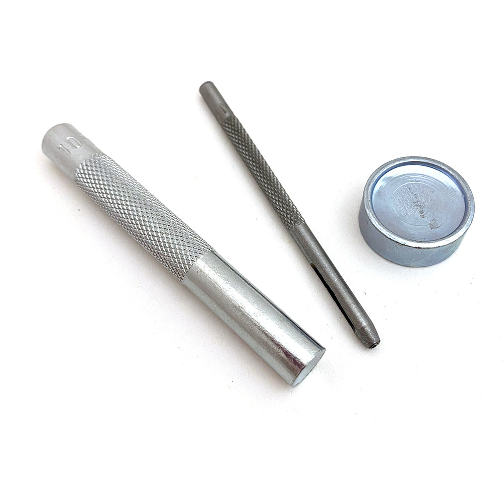 RIVET SETTER WITH HOLE PUNCH