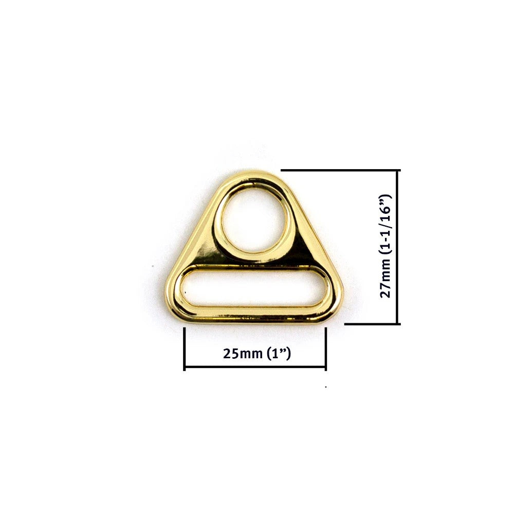 VD TRI RING 25MM 1'' GOLD