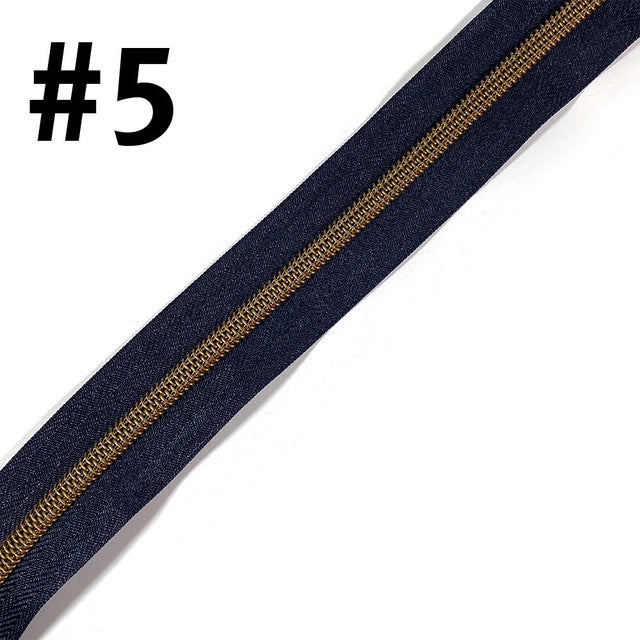 VD ZIPPER TAPE #5 NVY/ANTBR (3)