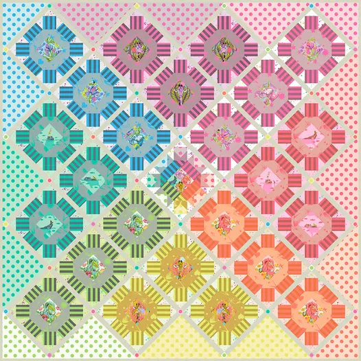 FREESPIRIT STAR CLUSTER QUILT KIT 