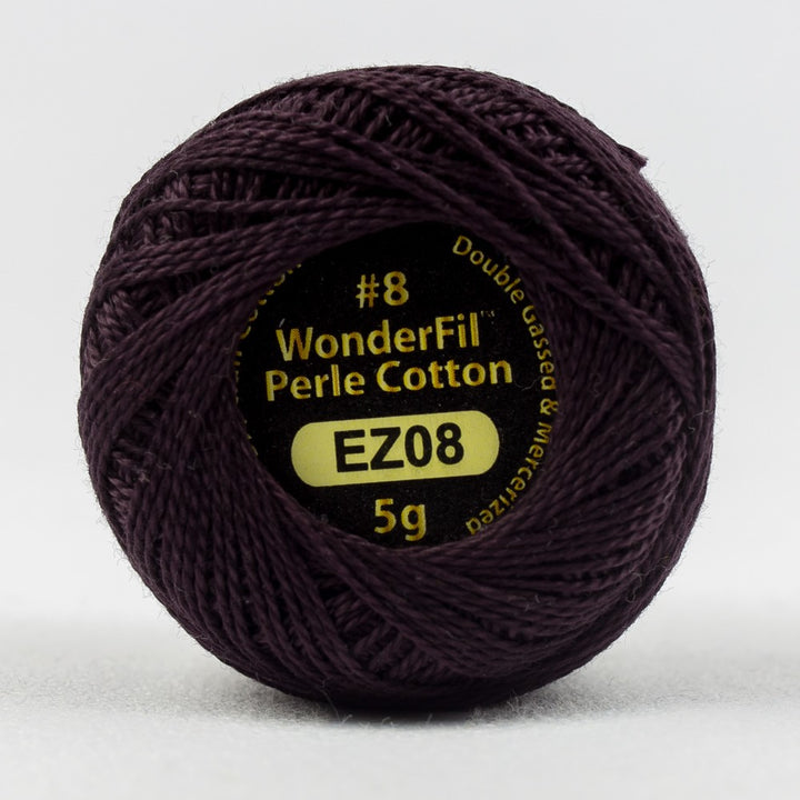 ELEGANZA™ #8WT PERLE COTTON [CL:EL5G-08 BLACK LOTUS SZ:5G BALL]
