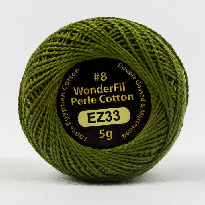 ELEGANZA™ #8WT PERLE COTTON [CL:EL5G-33 MARSH GREEN SZ:5G BALL]