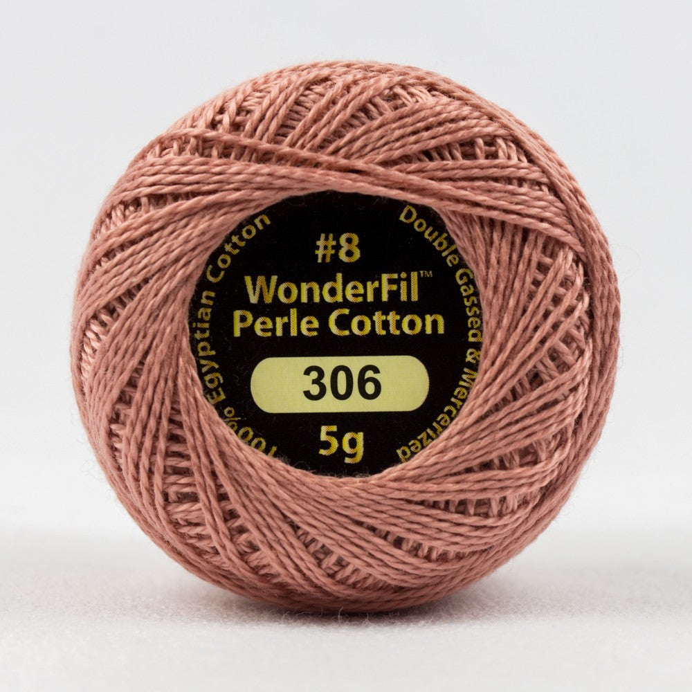 ELEGANZA™ #8WT PERLE COTTON [CL:EL5G-306 ROSY TAN SZ:5G BALL]