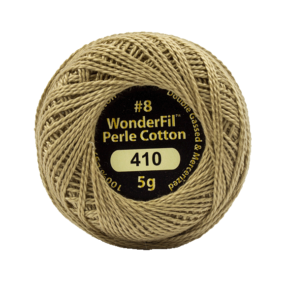 ELEGANZA™ #8WT PERLE COTTON [CL:EL5G-410 KHAKI SZ:5G BALL]