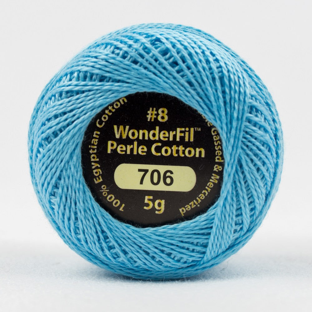 ELEGANZA™ #8WT PERLE COTTON [CL:EL5G-706 SUMMER SKIES SZ:5G BALL]