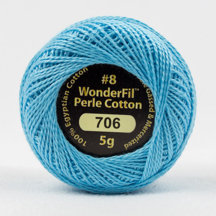 ELEGANZA™ #8WT PERLE COTTON [CL:EL5G-706 SUMMER SKIES SZ:5G BALL]