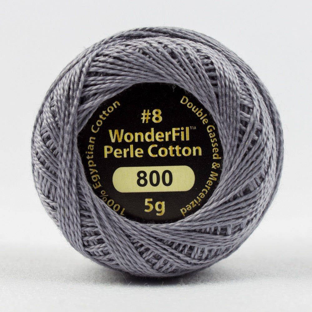 ELEGANZA™ #8WT PERLE COTTON [CL:EL5G-800 BREWING STORM SZ:5G BALL]