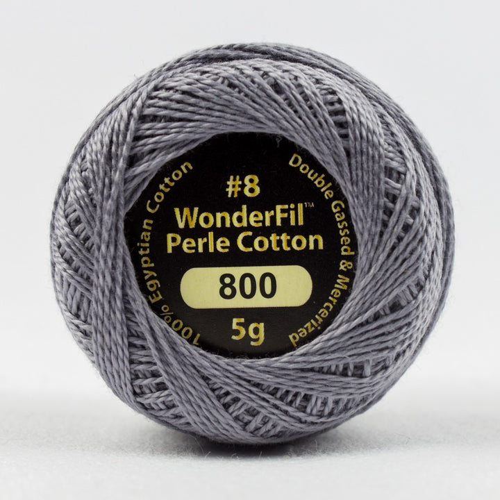 ELEGANZA™ #8WT PERLE COTTON [CL:EL5G-800 BREWING STORM SZ:5G BALL]