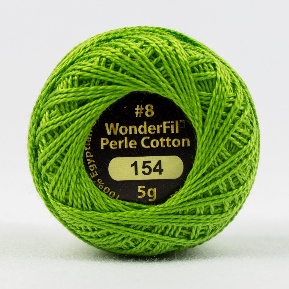 ELEGANZA™ #8WT PERLE COTTON [CL:EL5G-154 GRANNY SMITH SZ:5G BALL]