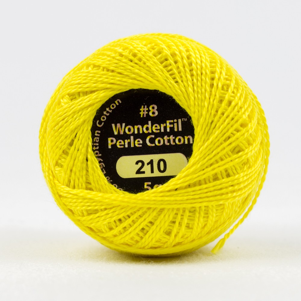 ELEGANZA™ #8WT PERLE COTTON [CL:EL5G-210 LEMON PEEL SZ:5G BALL]