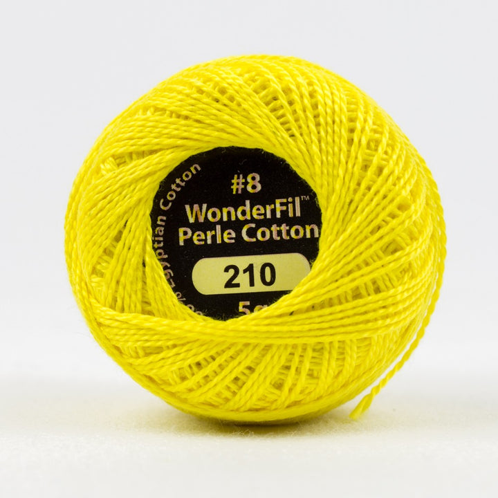ELEGANZA™ #8WT PERLE COTTON [CL:EL5G-210 LEMON PEEL SZ:5G BALL]