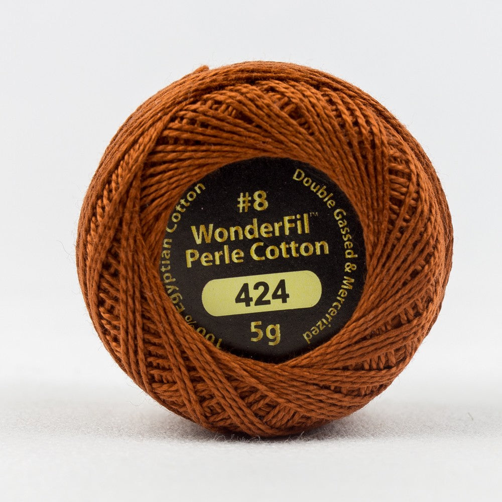 ELEGANZA™ #8WT PERLE COTTON [CL:EL5G-424 TAWNY OWL SZ:5G BALL]
