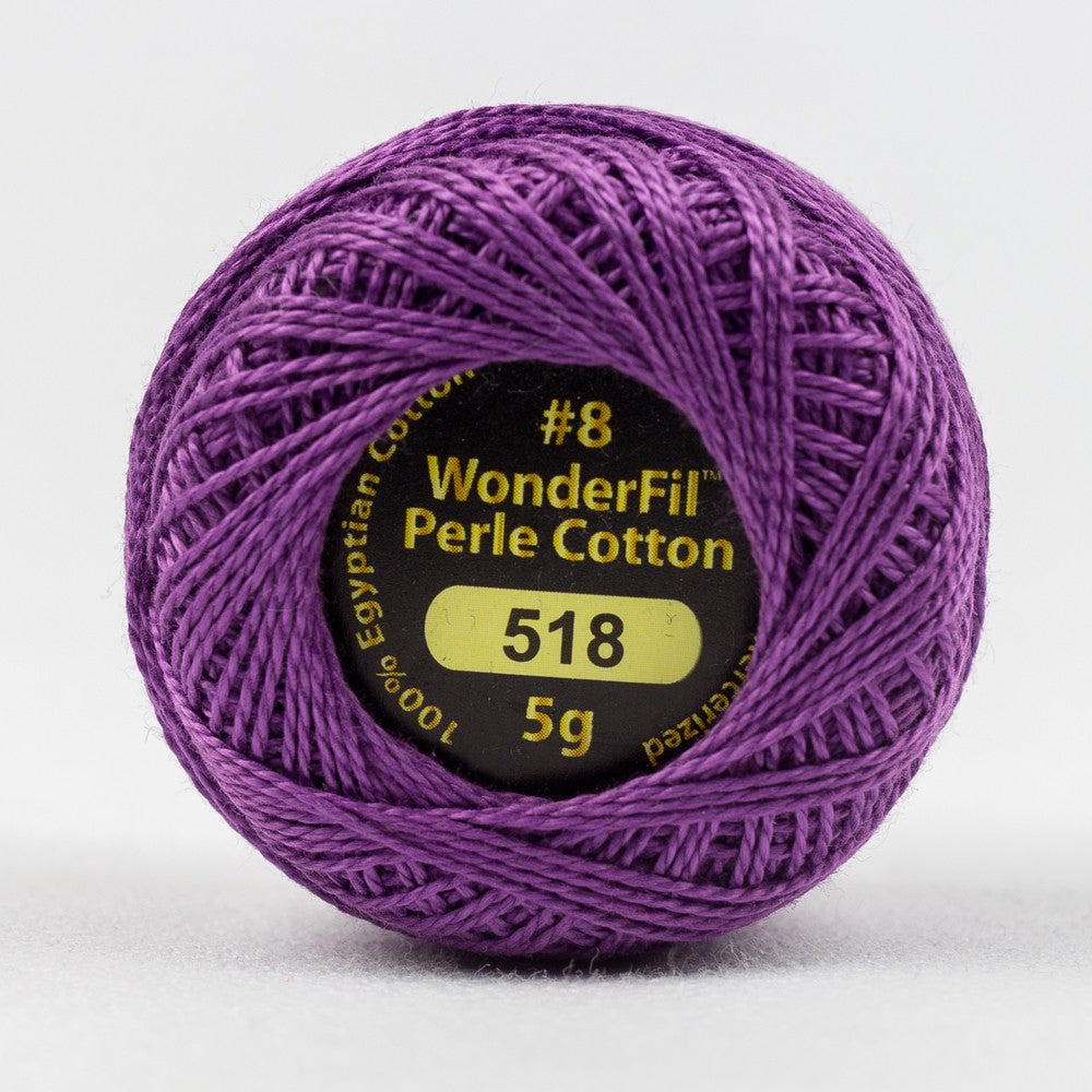 ELEGANZA™ #8WT PERLE COTTON [CL:EL5G-518 AMETHYST SZ:5G BALL]